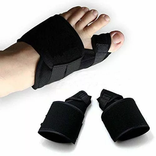 2x Hallux Valgus Zehen-Korrekturbandagen Zehenspreizer Schiene Ballenschutz Band