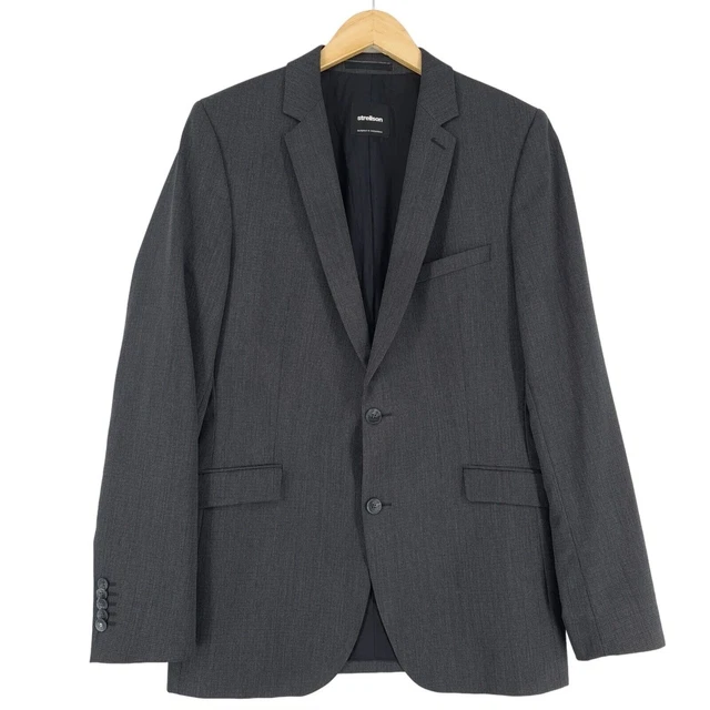 Veste De Costume Briefing Homme – Taille 48, Noire, Double Boutonnage, Très Bon état