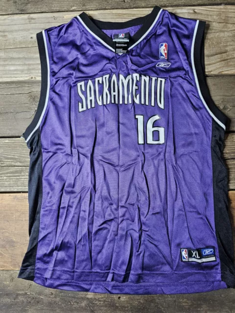 Authentic Vintage Reebok HWC NBA Sacramento Kings Peja Stojakovic Jersey
