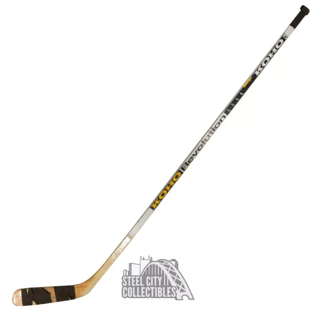 Trevor Zegras Anaheim Ducks Autographed Game-Used Black Bauer Stick from  the 2021 World Junior Championships with Multiple Inscriptions