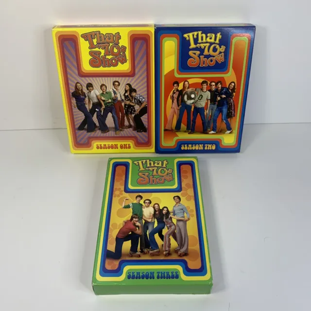 That 70’s Show Complete Season 1 2 3 DVD Sets Box Set Complete 12 Disc 1-3