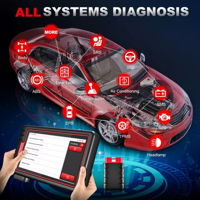 KINGBOLEN S6 PRO OBD2 Scanner Car Diagnostic Tool Key Coding Full System AD800BT 3