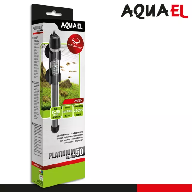 Aquael Platinium Heater 50 Aquarium Chauffage Température D'Eau Plantes