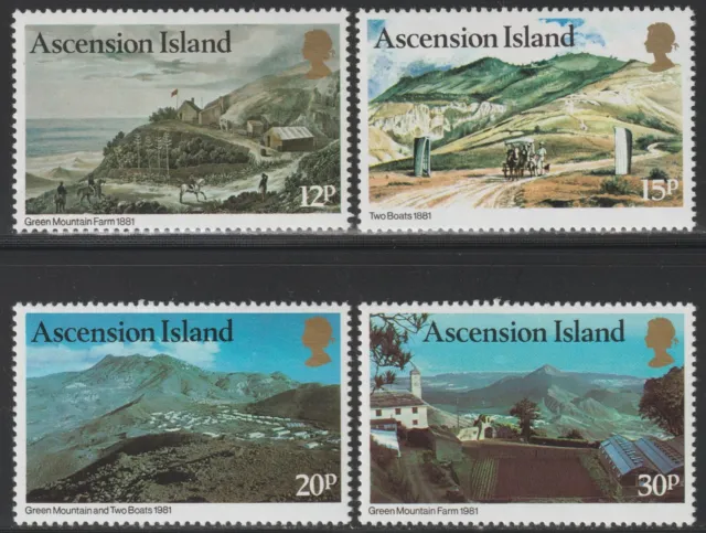 EDSROOM-17052 Ascension 269-272 MNH 1981 Complete Farms