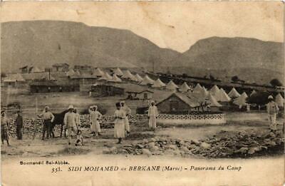 CPA ak sidi mohamed or berkane panorama of camp morocco (688448)