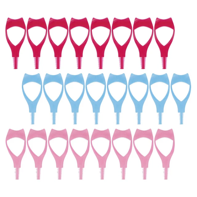 24pcs Mascara Applicateur Cils Brosse De Nettoyage