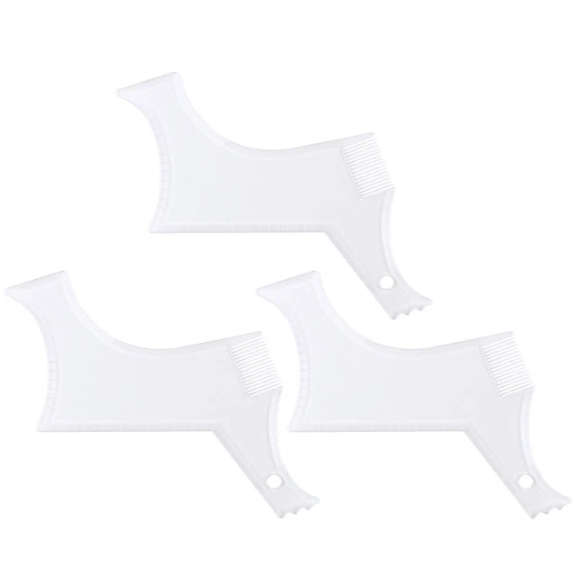 3 PCS BEARD Template Man Barber Accessories Mustache Ruler £7.89 ...