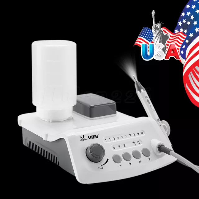 LED Dental Ultrasonic Piezo Scaler W/ Handpiece fit EMS Cavitron Light Handpiece