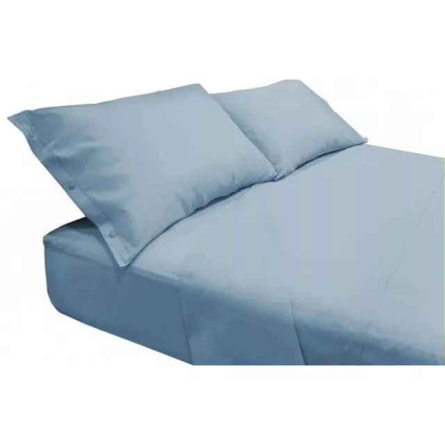 Plein Drap De Lit, Draps De Couleur Unie Bleu