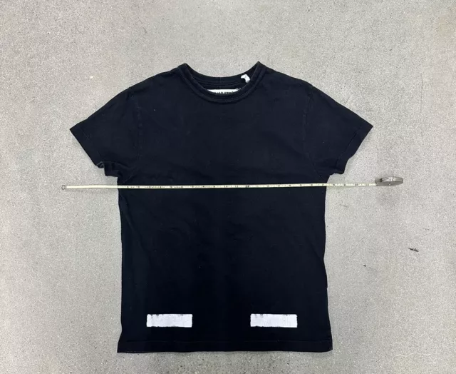OFF-WHITE Brushed Diagonals T-Shirt Black XXS S/S 2019 Virgil Abloh