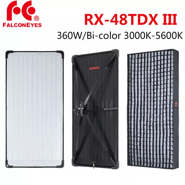 Luz LED flexible rollo flexible bicolor Falcon Eyes RX-48TDX III 360W 3000K-5600K