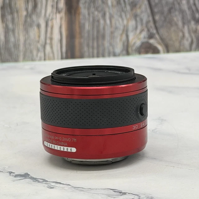 NIKON 1 NIKKOR 10-30mm f/3.5-5.6 VR Red Zoom Lens J1 J2 V1 Tested
