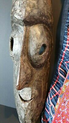 Old Carved Wooden Tribal Mask …beautiful collection & display piece