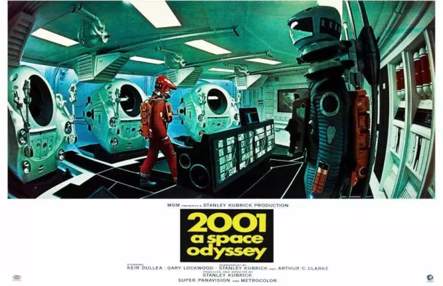 2001 A Space Odyssey POSTER Stanley Kubrick Sci Fi Classic Keir Dullea HAL 9000