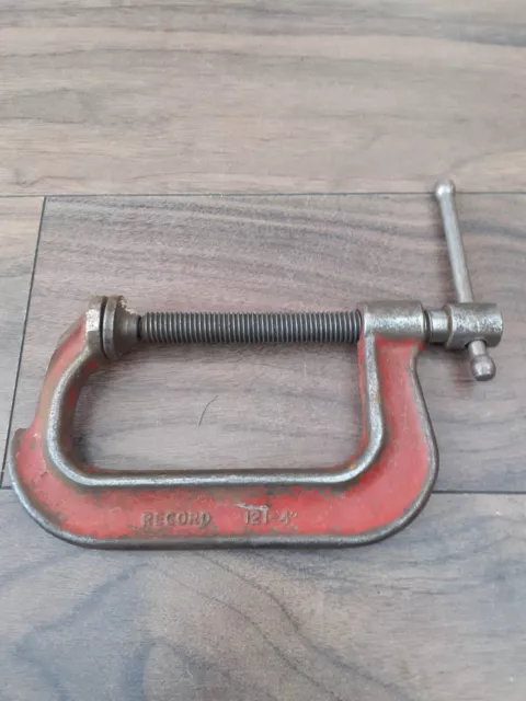 1 Vintage Record 121- 4 Inch G Clamp