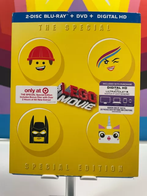 The LEGO Movie (2014) Special Special Edition Blu-ray w/Slipcover