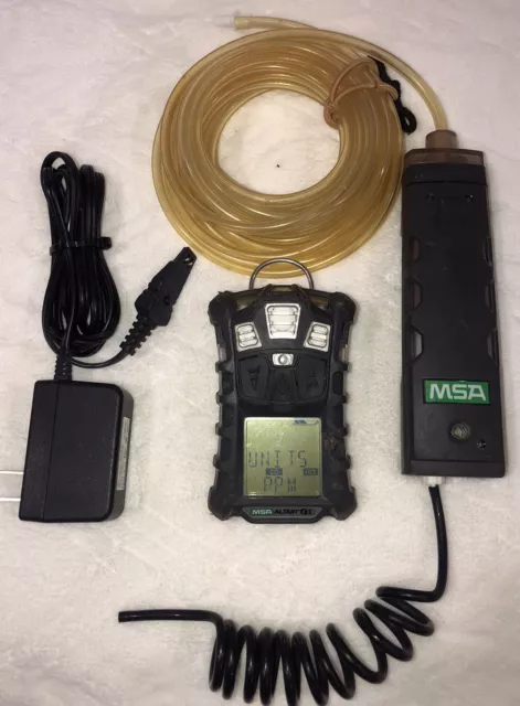MSA ALTAIR 4X multi gas Meter detector MSA PUMP PROBE V-INFINITY Charger