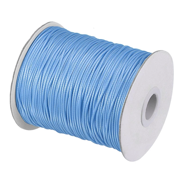 Perlenseil Herstellung Armband Weben Perlen Kunst Seil 1,2mm 158M/Rolle hellblau