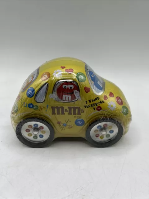 M&M yellow VW Car Collector's Tin Members only Unopened