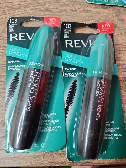 Rímel Revlon Super Length 103 MARRÓN BLACKEND pestañas largas exuberantes 0,28 FL OZ