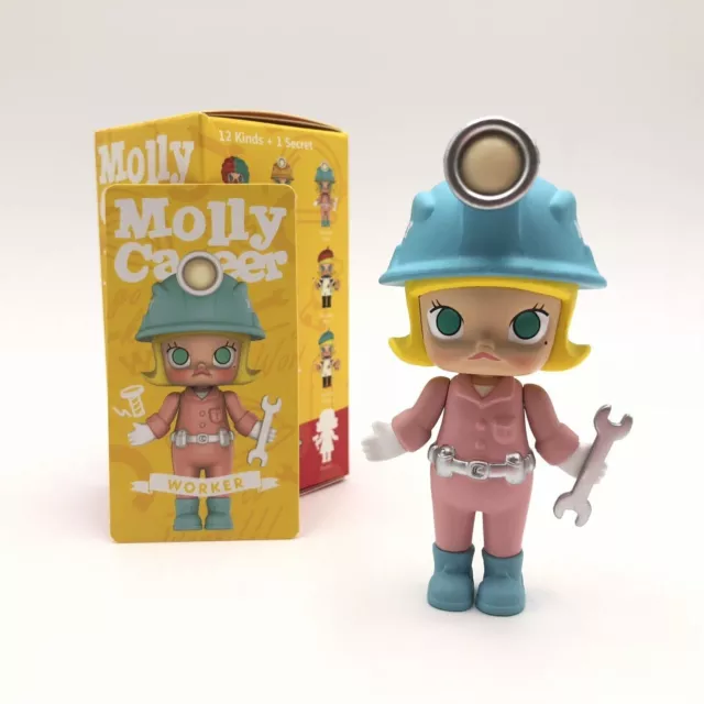 POP MART KENNYSWORK Molly Career Mini Figure Designer Toy Worker