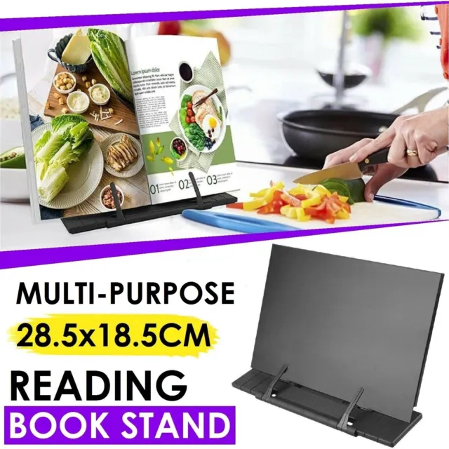 Portable Adjustable Book Stand Laptop Stand Document Metal Reading Desk Holder