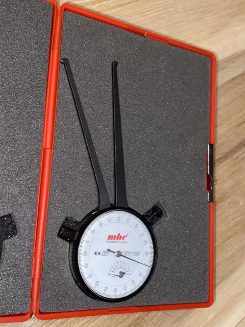 MHC Industrial Supply Dial Caliper Gauge 0.375”-1.375” .001”