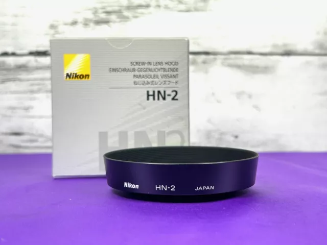 [Presque Inutilisé] Nikon HN-2 Pare-Soleil pour Z 40mm F/2, AI-S 28mm F/2.8 De