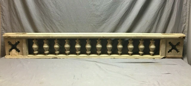Antique Victorian Porch Gingerbread Spindle Span Gray Architectural Old 812-20B