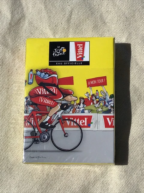 Jeu De 54 Cartes Tour De France Vittel Eau Cyclisme Très Bon État
