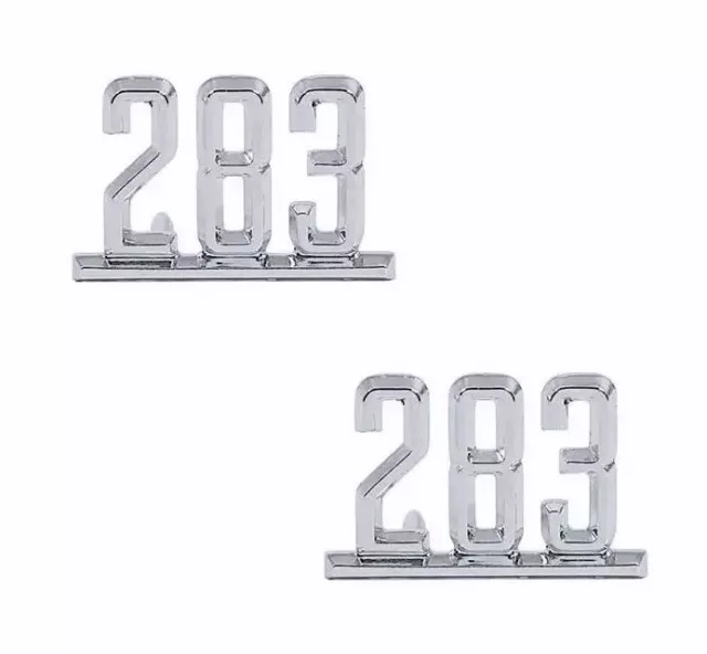 64 65 66 67 Chevy Chevelle Impala Nova Camaro 283 Fender Emblems 1964 1966 1967