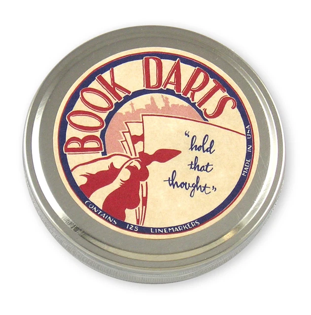 125 Count Tin Brass Bookmarks - Line Book MarkerstttttttttttttttttNew