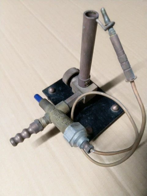 Becco bunsen Vintage con valvola di sicurezza
