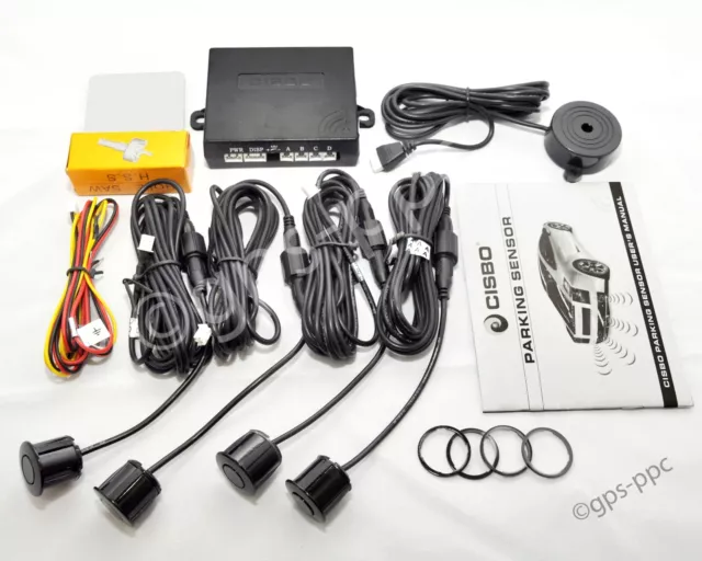 CISBO Car Rear Reverse Parking Sensors Audible Buzzer Canbus Kit Various Colours