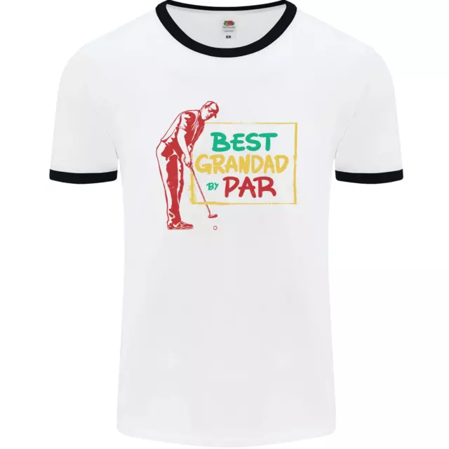 Grandparents Day Best Grandad By Par Mens Ringer T-Shirt