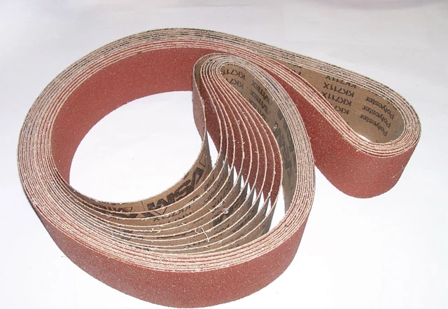 Lot of 10 VSM KK711X 3” x 92” Sanding Belt Vitex Germany P36 422 Polyester
