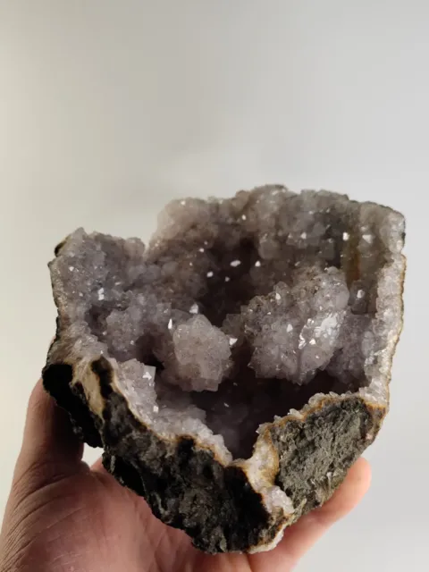 🔥25cm Quarz Amethyst Druse Geode, Marokko 🔥 3