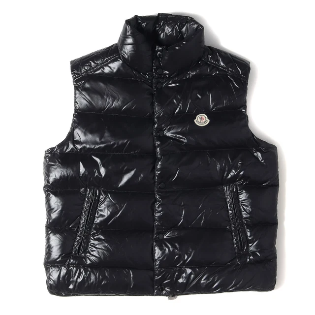 MONCLER SHINY NYLON OLIVE GREEN Preowned VEST Unisex MEN'S Medium ...