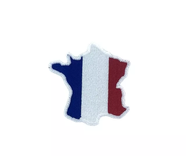 Patch aufnaher aufbugler bügelbild france frankreich fahne flaggen flagge
