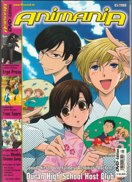 ✪ ANIMANIA 5/2008 Ouran High School Host Club ohne DVD, MAGAZIN *Anime *Manga