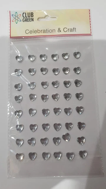 Pegatinas transparentes autoadhesivas para corazón elaboración libro de recortes adornos BARATAS 48