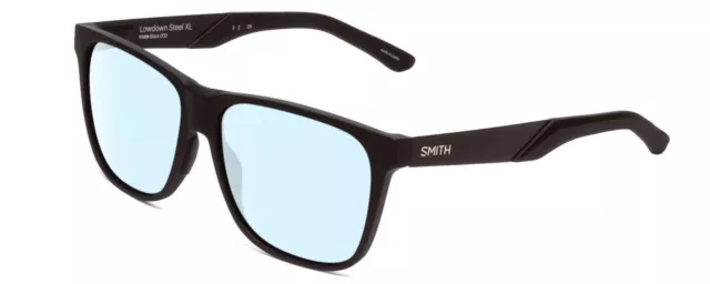 Smith Lowdown Steel XL Unisex Classic Blue Light Eyeglasses in Matte Black 59 mm