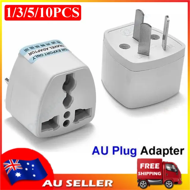 1-10pc US UK EU Universal to AU Australia AC Power Adapter Plug Travel Converter