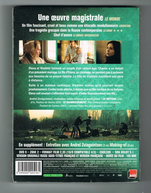 Elena - Andreï Zviaguintsev - 2012 - Dvd Neuf New 2