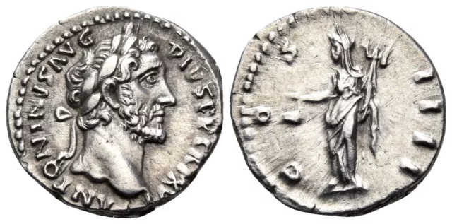 Antoninus Pius, 138-161. Silver Denarius, 18 mm, 2.96 g, 6 h, Rome, 148-149AD