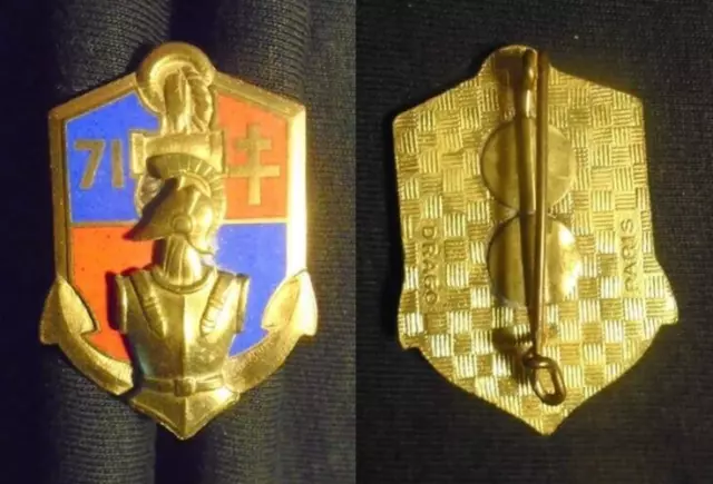 Insigne Militaire – 71° Régiment Du Génie - Drago