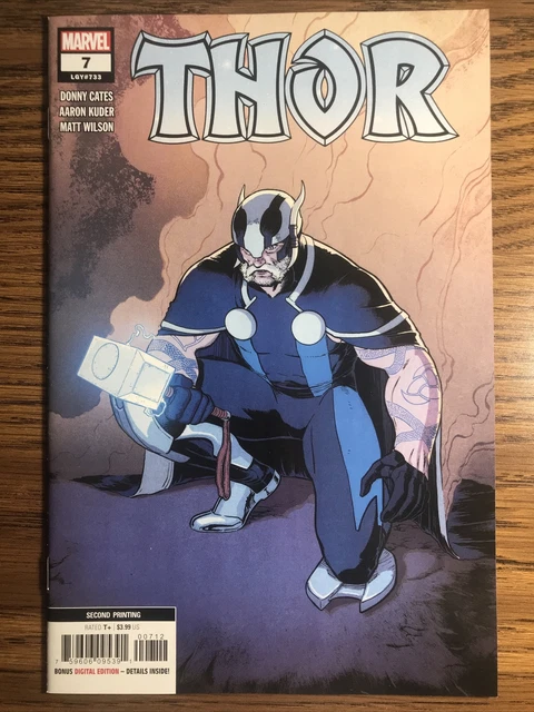 THOR 7 VOL6 NM/NM+ RARE 2ND PRINT VARIANT Aaron Kuder Cover Marvel Comics 2020
