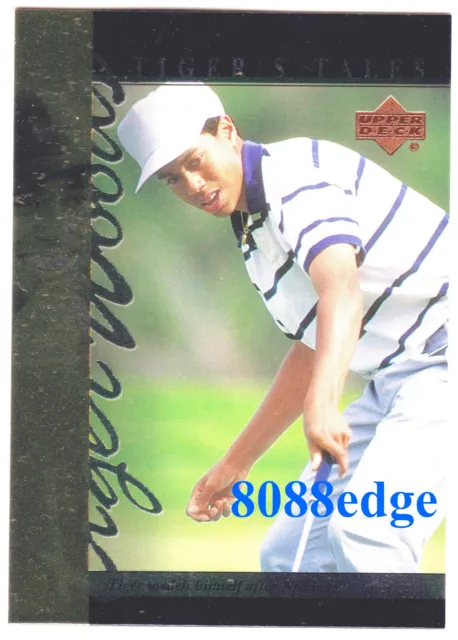 2001 Upper Deck Ud Golf Tiger's Tales: Tiger Woods #Tt2 Rookie Year Rc Insert