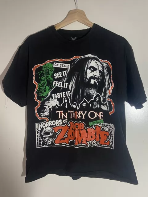 Rob Zombie Large Shirt White Zombies Marilyn Manson Horror 1000 Corpses