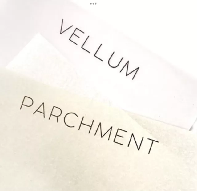 Patterned Vellum Sheets / 112gsm / Translucent / Scrapbooking, Card Making Perga